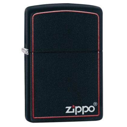 Encendedor Zippo 218ZB - Negro borde rojo