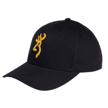 Cachucha Browning - Negra logo amarillo